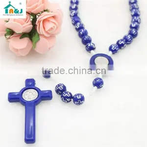Passed CPSIA Test Religious st Benedict Rosary Special Handmade thumbnail-3