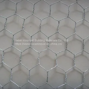 Galvanized Hexagonal Wire Netting Chicken Wire Mesh thumbnail-1