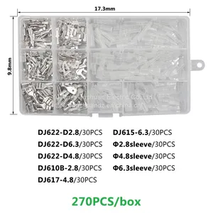 6.3 Plug-in Spring Terminal 4.8 Plug-in Spring Soft Sheath Terminal Set 270 Pcs thumbnail-3