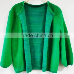Cardigan Rabbit Hair Sweater for Girls thumbnail-1