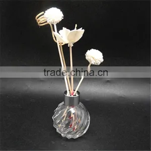 120ml Glass Material Clear Color Aroma Diffuser Bottles With Aluminum Caps thumbnail-1