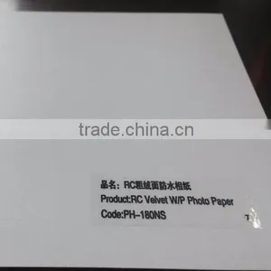 Resin Coating Velvet Waterproof Photo Paper 180gsm thumbnail-3