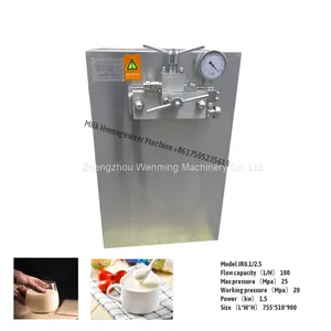 High Pressure Homogenizer Machine for Milk Industrial Milk Homogenizing Machine thumbnail-1