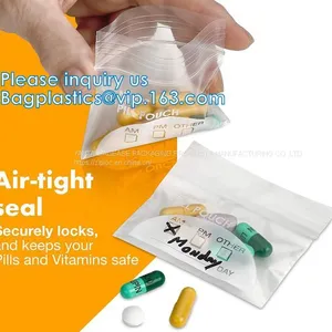 Medicine Bags, Ziplock Accessory Bags, Pill Baggies, Supplements Organizer, Medication Pouch, Vitamin Storage thumbnail-4