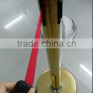 Retractable Queue Pole Barrier Crowd Control Stanchion thumbnail-1