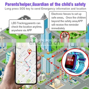Q12 Kids Smart Watch Anti-Lost Kid 1.44 Inch 380mAh Touch Screen SOS Waterproof Children Sim Smart Watches Kids thumbnail-5