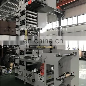 UTR480-4 Automatic Four Color Plastic Foil OPP BOPP PVC Transparent Sticker Flexo Printing Machine, Label Flexographic Printer thumbnail-5