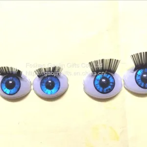 Plastic Oval Fix Doll Eyes With Eyelash thumbnail-4