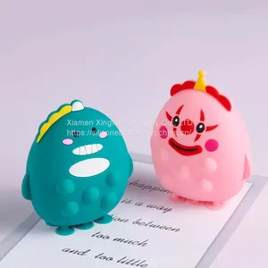 Children's Puzzle Decompression Toy Cartoon Suction Cup Decompression Ball 3D Pinch Ball Factory Wholesale thumbnail-2