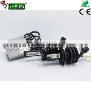 hi lo Beam Auto Led Headlight 4500lm h4 Auto Bulb High Power thumbnail-3