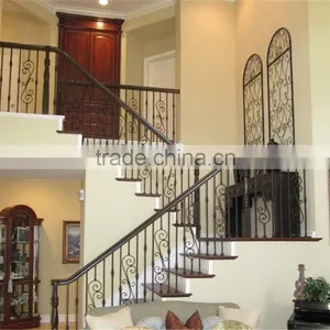 Modern Ornamental Elegant Wrought Iron Staircase SG-15H005 thumbnail-1