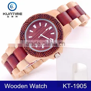 New Luxury Fashion Wooden Watch Wrist Watch For Men thumbnail-3