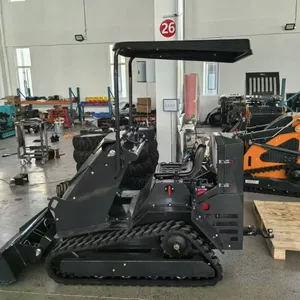[New Favorite for Tight Spaces] Small Skid Steer Loader, Excels Even in Confined Areas thumbnail-1