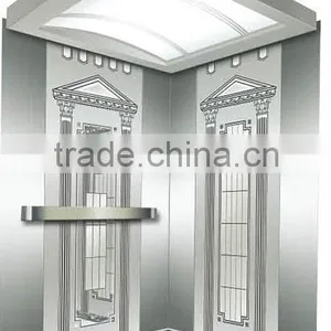 Passenger Elevator Lift Mirror Etched Sino-Germany Joint Venture Company thumbnail-3
