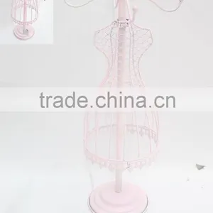 Pink Dress Style Metal Coat Hanger thumbnail-1