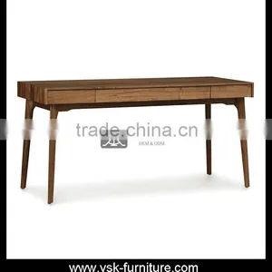 DK-044 Hotel Bedroom Walnut Wood Writing Desk Dresser thumbnail-1