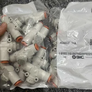 100% Original SMC Speed Controller AS3002F-09/10/10A Flow Limiting Valve, Regulating Valve, Throttle Valve thumbnail-2