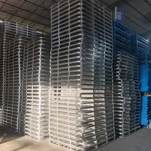 HDPE Single-Side Plastic Pallet With Metal Reinforcement for Warehouse Racking Systems thumbnail-3