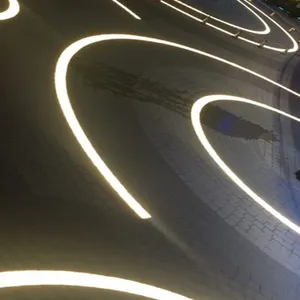 Qianyi Stainless Steel Led Warm-color Glowing In-ground Floor Tile Light Strips for Landscape Engineering, Outdoor Decorative Lights Manufacturer thumbnail-5