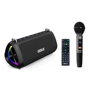 High-quality 80w Bluetooth Ktv Speaker, Subwoofer With 3d Surround Sound, Small Cannon, 7-level Waterproof for Cycling thumbnail-3