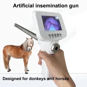 Artificial Insemination Kit for Horse Digital Livestock AI Gun Pregnancy Rate With Camera Screen Liquid Nitrogen Container thumbnail-1