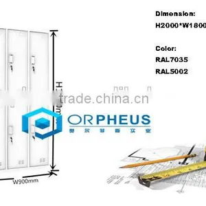 Diy Color Steel Wardrobe Portable Wardrobe Closet thumbnail-5