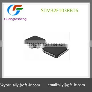 STM32F103RBT6 32-bit Microcontrollers CORTEX M3 128 k Flash QFP-64 thumbnail-1