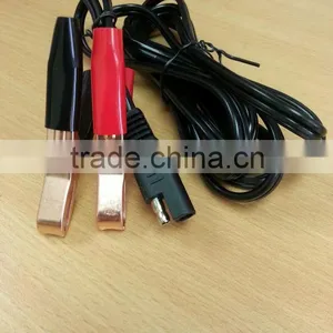 UL SPT-2 18AWG Flat Cable 2440mm +SAE Plug +30A Clamp Power Cable thumbnail-1