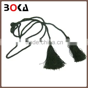 // Black Long Tassel Belt for Women Fashion // Garment Accessories Tassel Belt // thumbnail-1