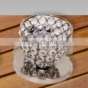 Crystal T.Light With Metal Base thumbnail-1