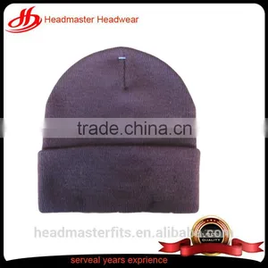 Custom High Quality Colorful Knitted Woolen Beanie Hat Winter Hat thumbnail-3