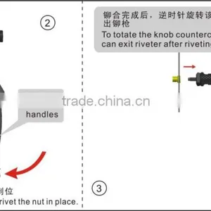 Hot Sell Single Hand Heavy Duty Pop Rivet Gun thumbnail-3