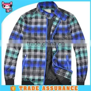 Blue Grid Casual Jacket For Life thumbnail-1