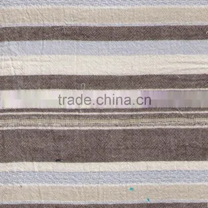 Stripe Yarn Dyed Cotton Crepe for Garments thumbnail-1