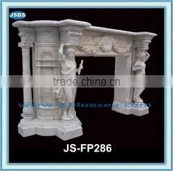Sale Engineered Decorative Nude Woman Stone Fireplace thumbnail-1