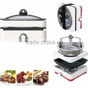 Multi-function Grill Electric Hot Pot Electric BBQ Grill With Hot Pot thumbnail-1