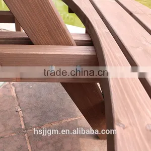 Outdoor Wooden Antique Picnic Table thumbnail-3