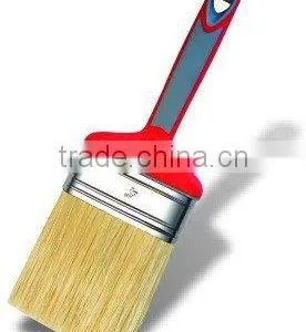 High Quality Mixed Bristle Flat Paint Brush With Rubber Handle thumbnail-1