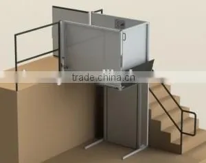 Hot Sale Wheelchair Height Adjustable Table Lift for Disabled thumbnail-5
