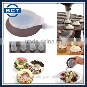 Silicone Macaron Mold Pot Baking Decorating Pen Pastry Cream Cake Nozzle Tool thumbnail-6