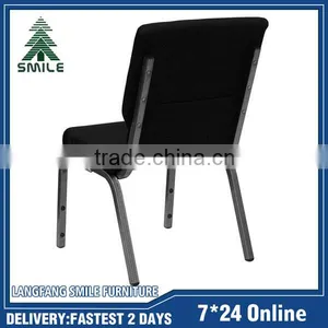 Strong Comfortable Black Stackable Theater Chair From China thumbnail-1