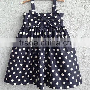 2015 Hot Sale Newest Style OEM Service Factory Price Kids Polka-dot Shirts With Pants Boutique Set thumbnail-6