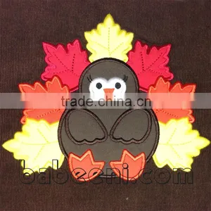 Turkey Applique Longall for Thanksgiving thumbnail-2