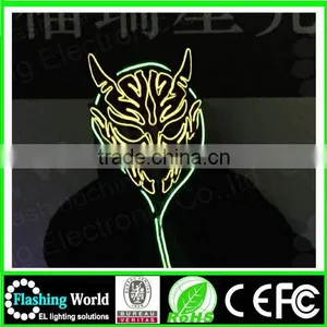Amazing Music Festival Whoelsale el Wire Flashing Mask thumbnail-6
