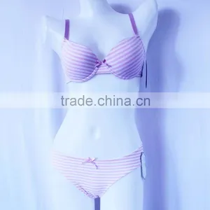 Private Label Lingerie Lovely Bra and Panties Girls Underwear Set thumbnail-2