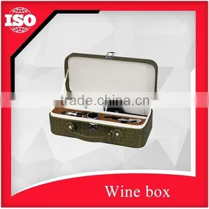 Top Grade Leather Wine Case With Handing thumbnail-5