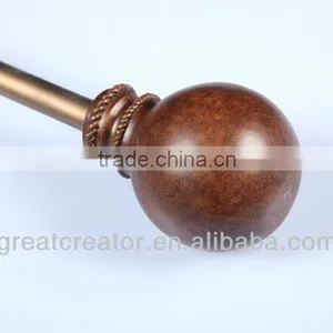Classic Ball Curtain Rod Finials Traditional Home Accessory Fashion Accessory Furniture Accessory thumbnail-1