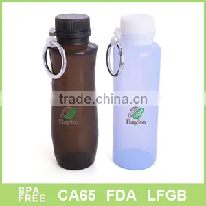 Single Wall Silicone Bottle With Loop Lid thumbnail-1