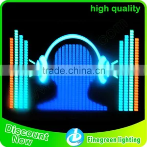 el Sound Active Flashing Panel for T-shirt el Panel Sleeves thumbnail-1