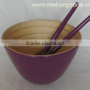 Lacquered Bamboo Bowl thumbnail-1